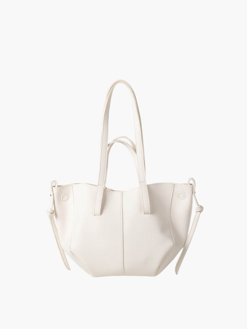 Eve Leather Drawstring Top Handle Bag