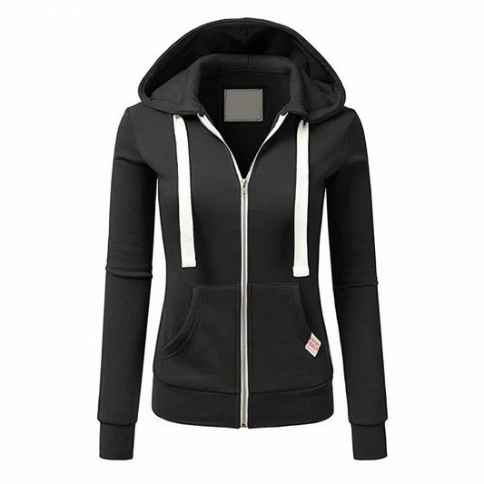 Rosamund Knit Zip Up Hoodie