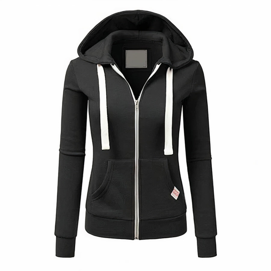 Rosamund Knit Zip Up Hoodie