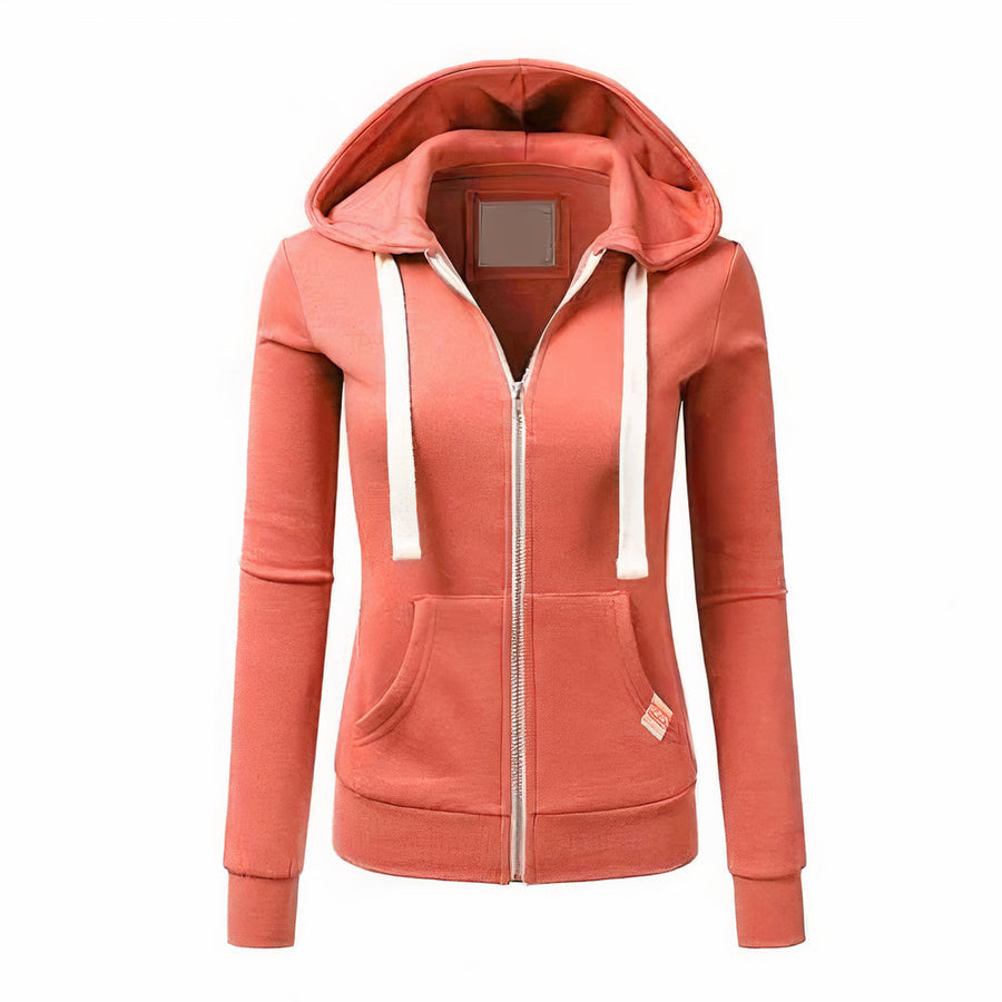 Rosamund Knit Zip Up Hoodie