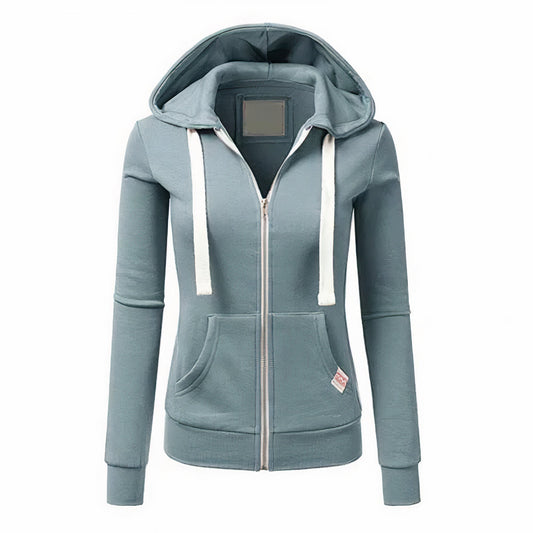 Rosamund Knit Zip Up Hoodie