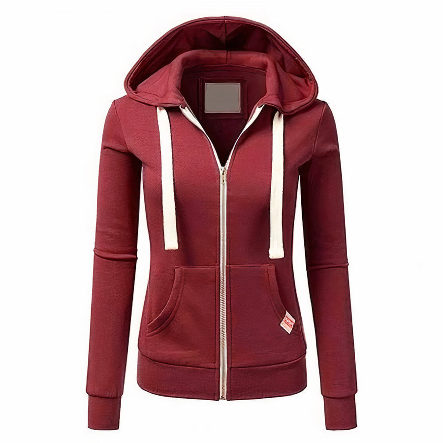 Rosamund Knit Zip Up Hoodie