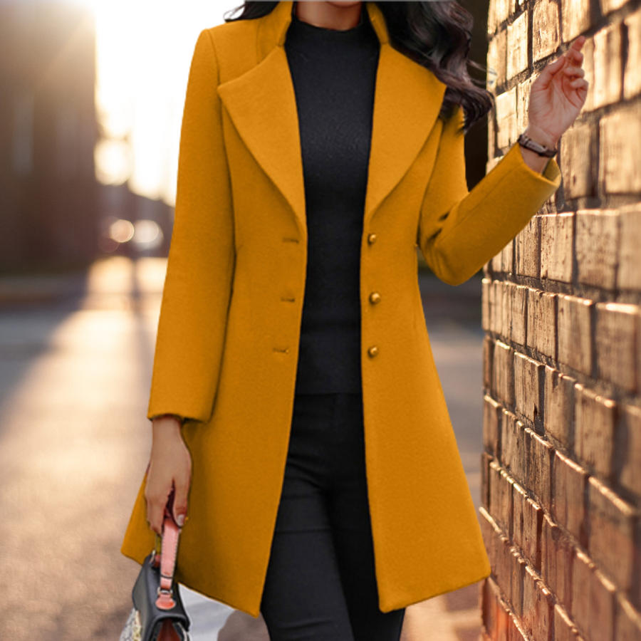 Galatea Elegant Long Lapel Coat