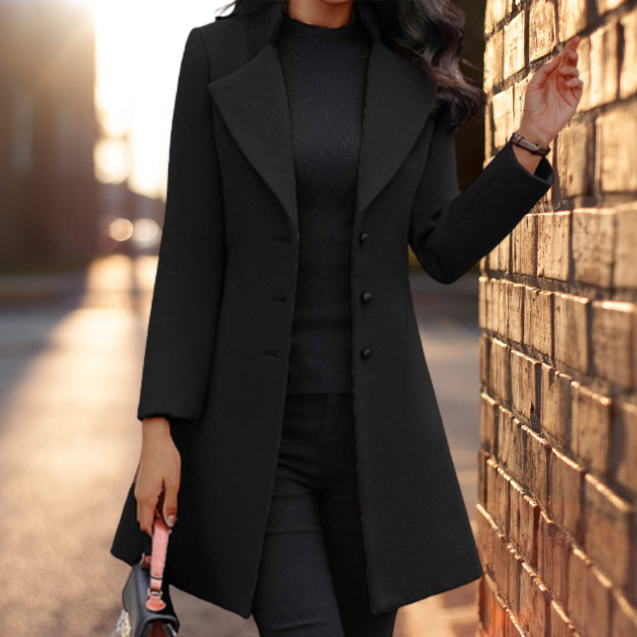 Galatea Elegant Long Lapel Coat