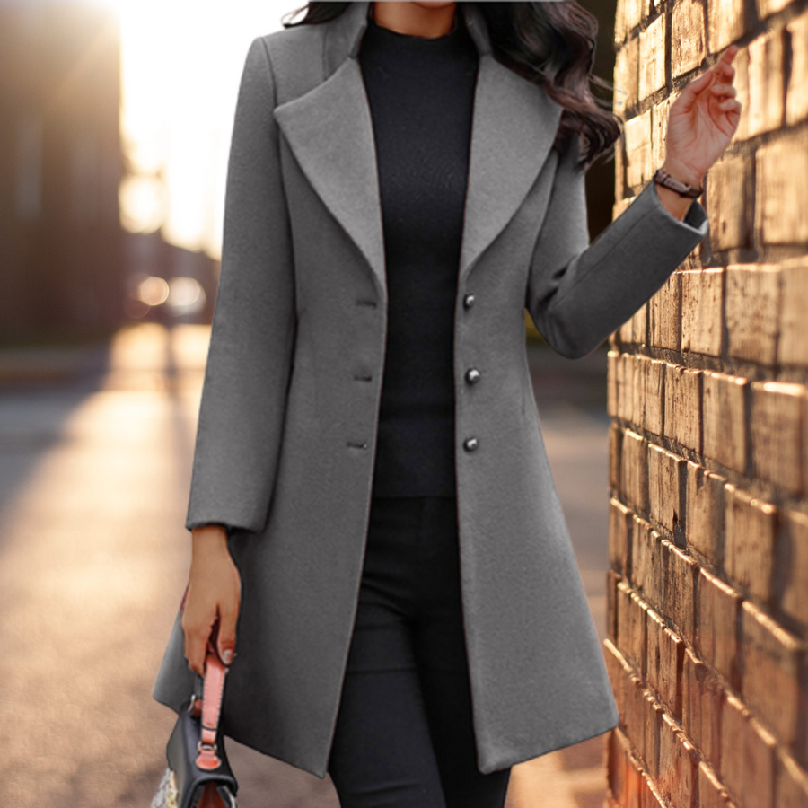 Galatea Elegant Long Lapel Coat