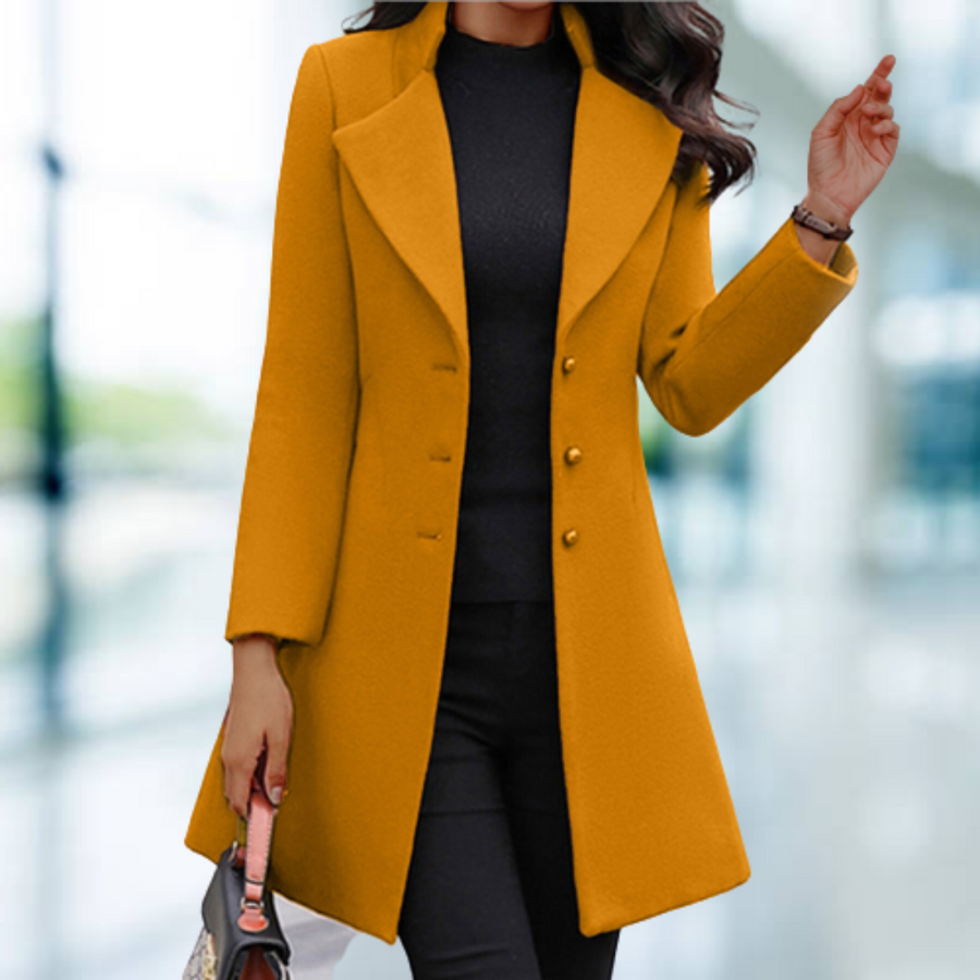 Galatea Elegant Long Lapel Coat