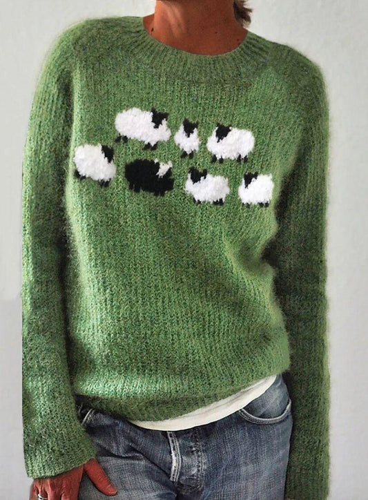 Mareike Long Sleeve Print Sweatshirt