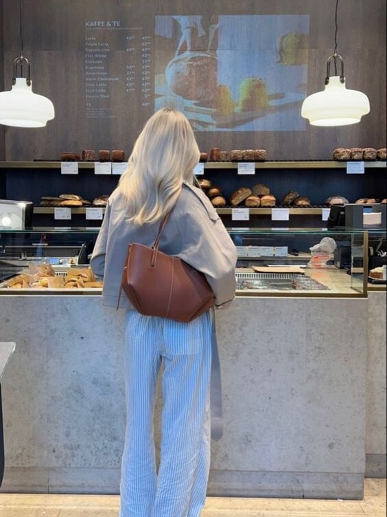 Estella Vintage Leather Tote Bag