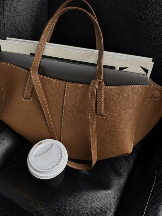 Estella Vintage Leather Tote Bag