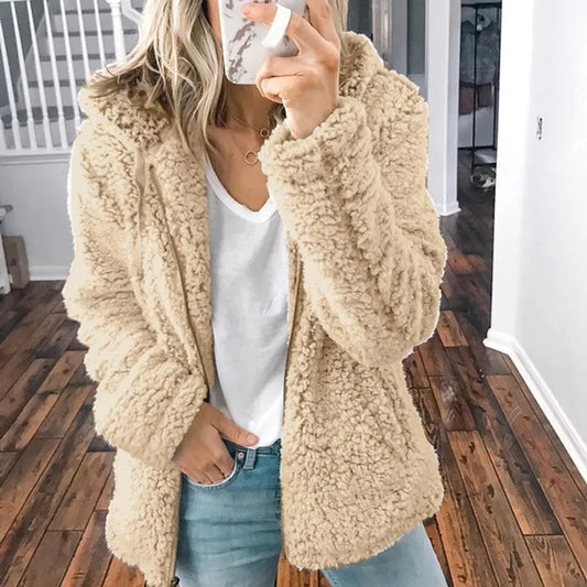 Carly Sherpa Fleece Zip Jacket