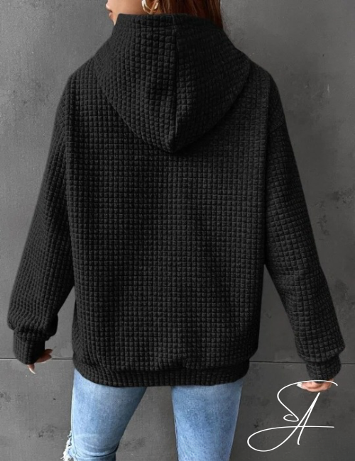 Rosella Patterned Relaxed Hoodie