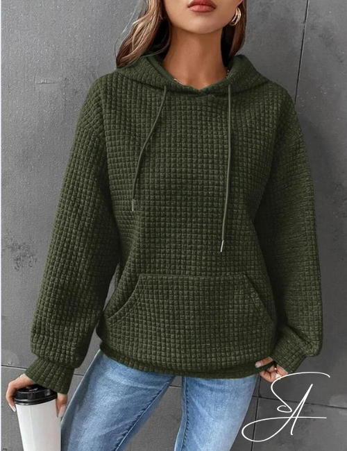 Rosella Patterned Relaxed Hoodie