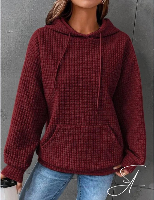 Rosella Patterned Relaxed Hoodie