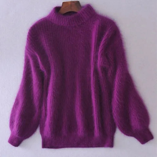 Savia Fluffy Oversized Balloon Sleeve Sweater