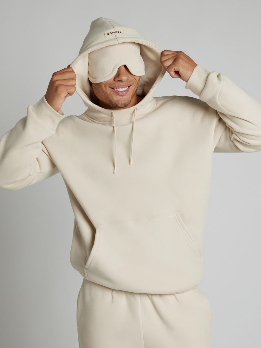 Wiebke Airplane Mode Travel Hoodie with Eye Mask