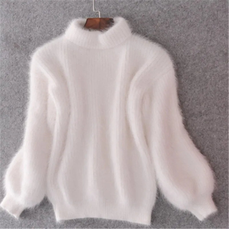 Savia Fluffy Oversized Balloon Sleeve Sweater