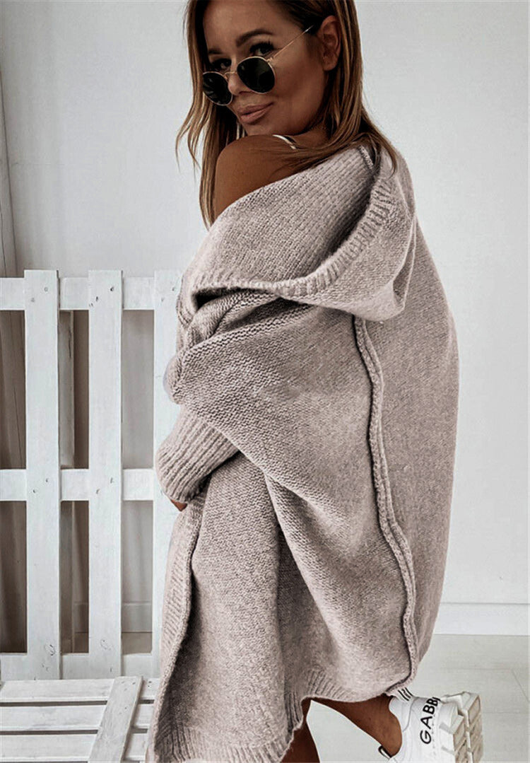 Tereza Oversized Balloon Sleeve Open Cardigan