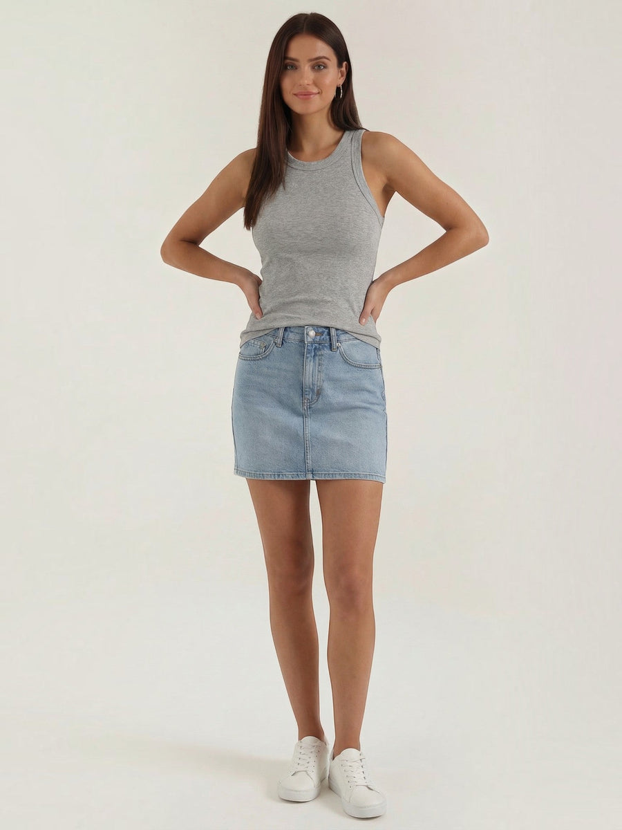 Evangeline Ribbed Racerback Tank Top