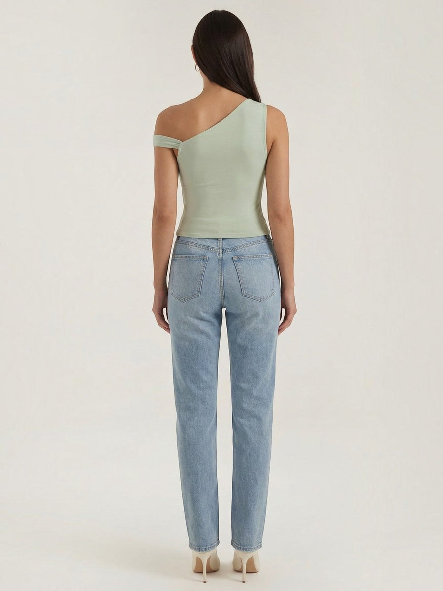 Celia One Shoulder Twist Top
