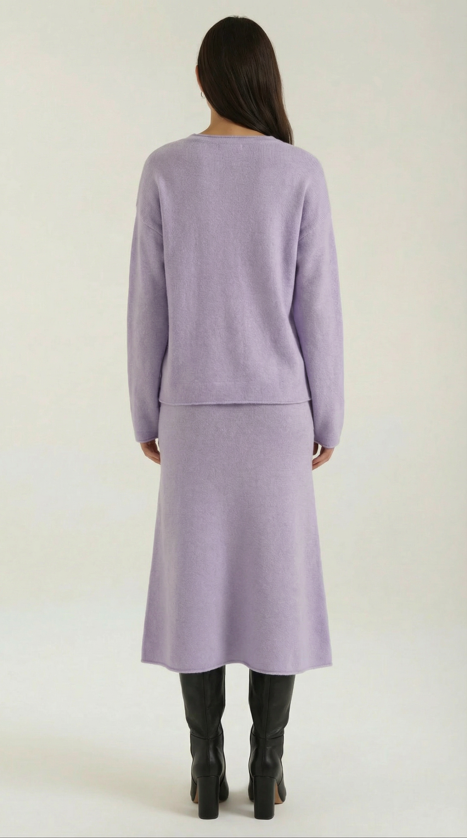 Amy Knitted Top and Skirt Set
