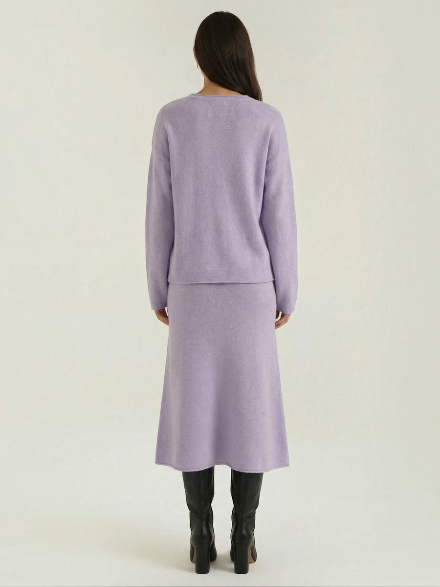 Amy Knit Sweater and Midi Skirt Set