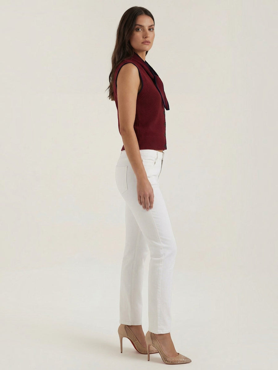 Blair Bow Collar Knit Vest