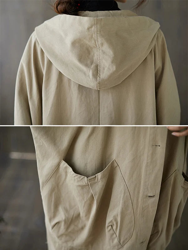 Fosca Long Belted Trench Coat