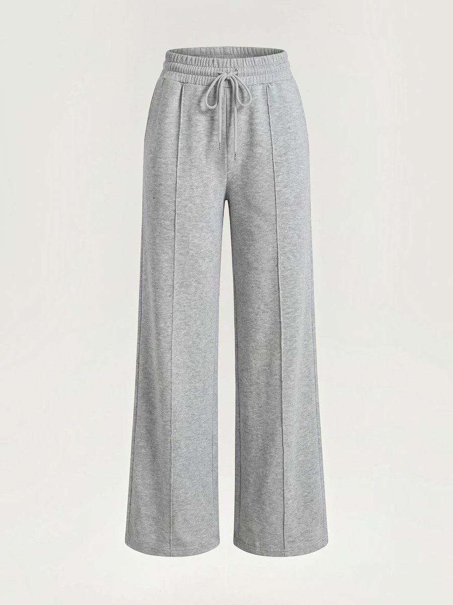 Ellie Wide Leg Elastic Waist Joggers