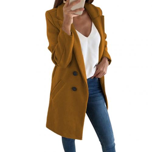 Eliana Double Breasted Longline Blazer Coat