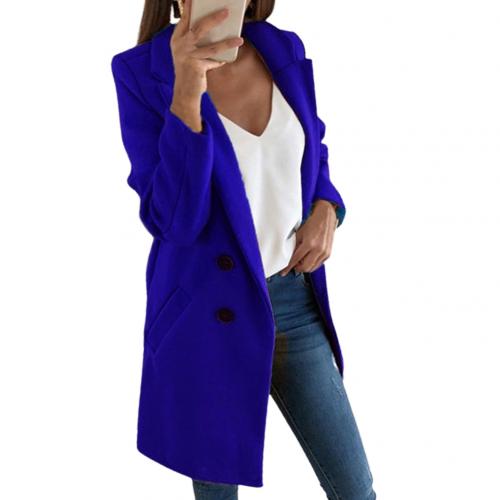 Eliana Double Breasted Longline Blazer Coat