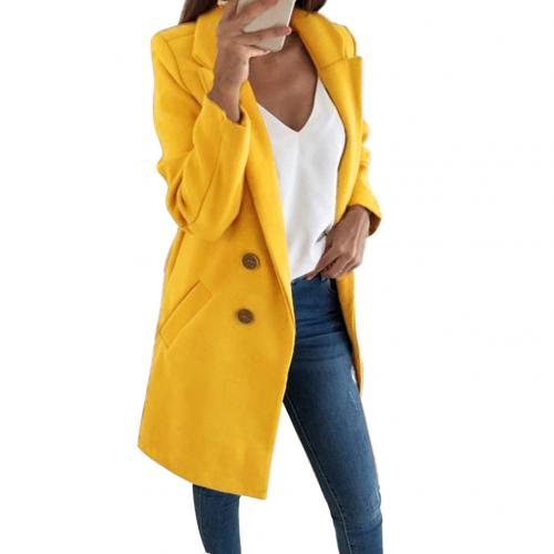 Eliana Double Breasted Longline Blazer Coat