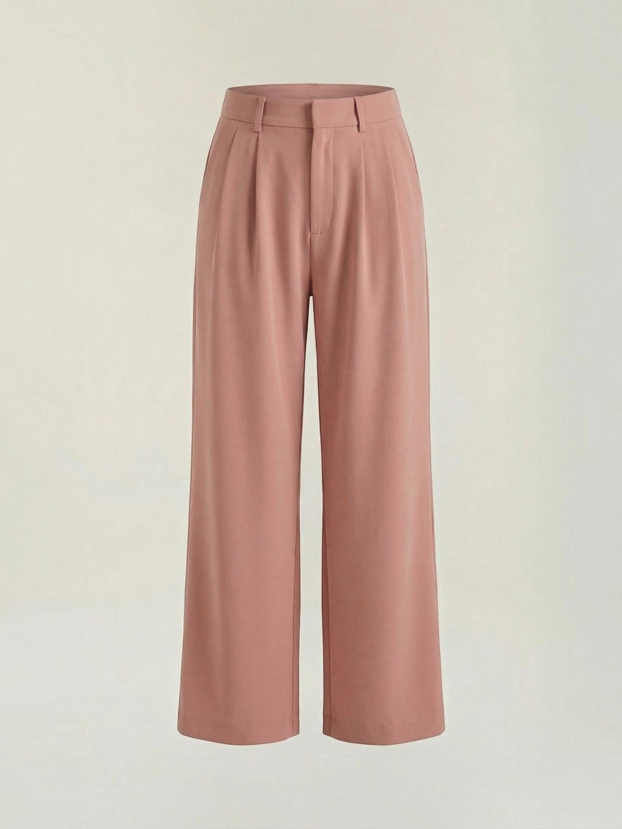 Emma Pleated High Waisted Wide Leg Pants