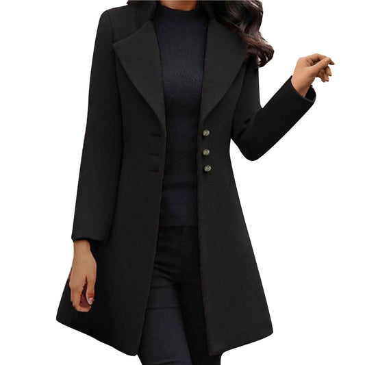 Nerys Classic Wool Look Coat