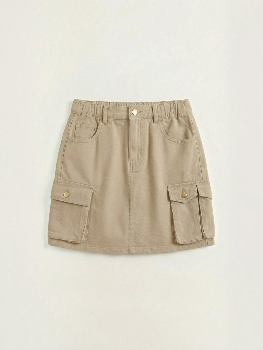 Ivy Cotton Cargo Mini Skirt