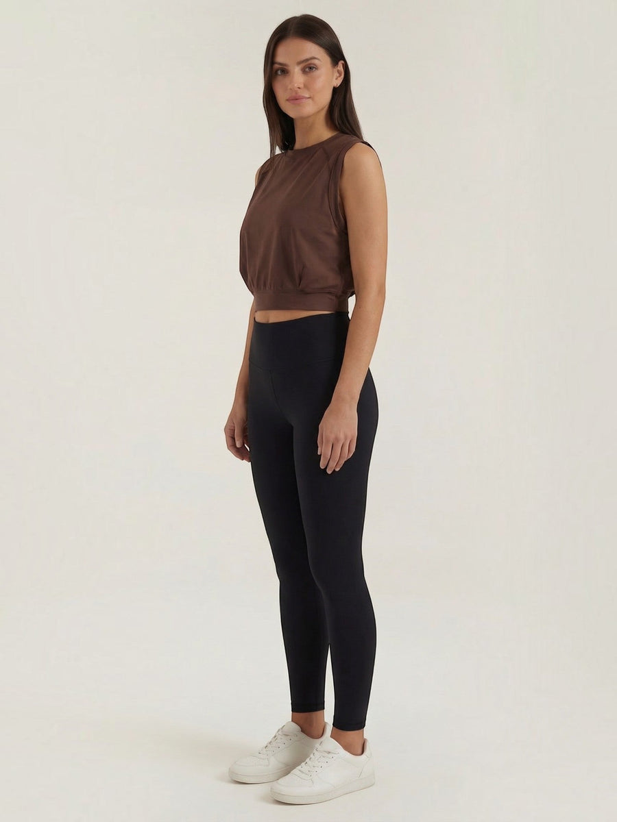 Faye Cotton Blend Crop Tank Top