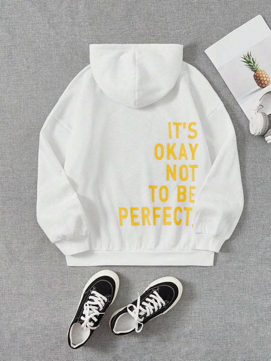 Jule Back Slogan Hoodie