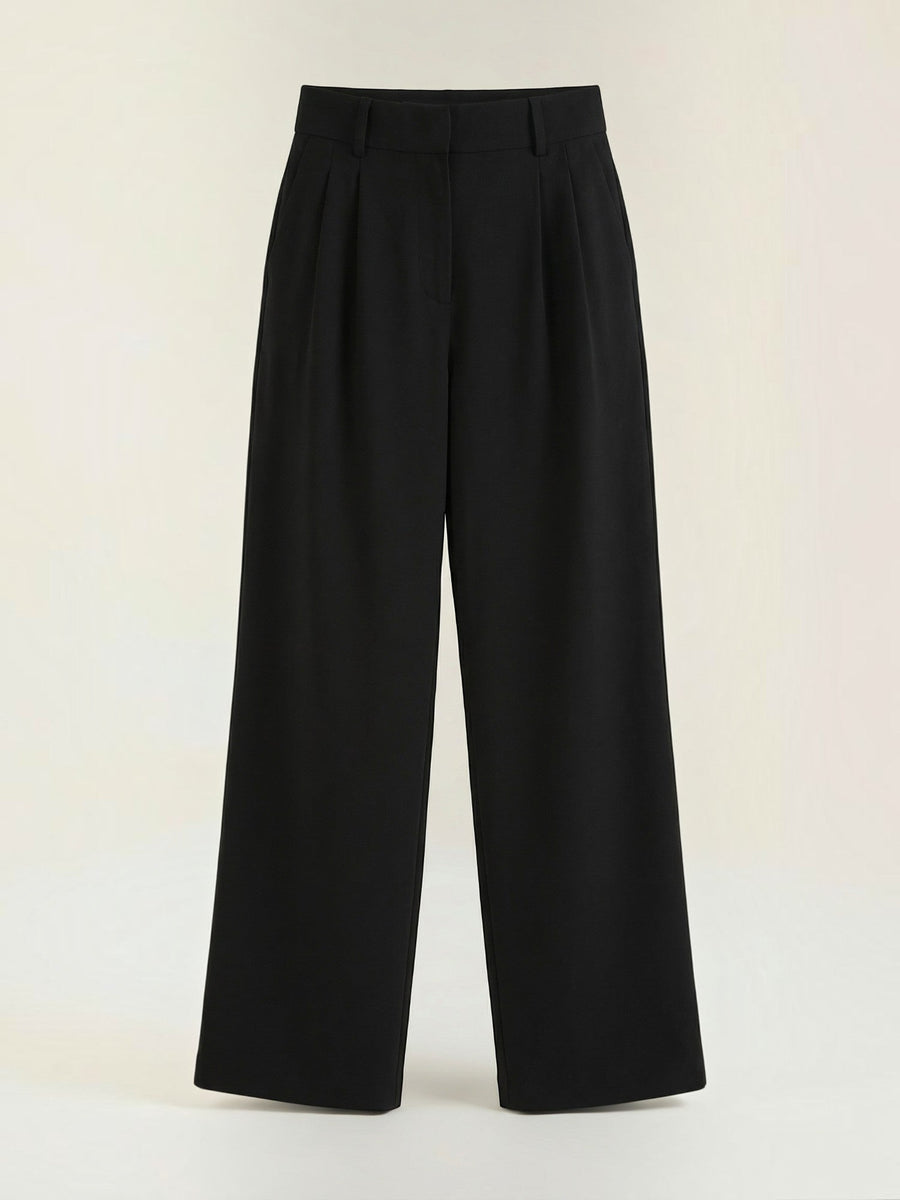 Emma Pleated High Waisted Wide Leg Pants