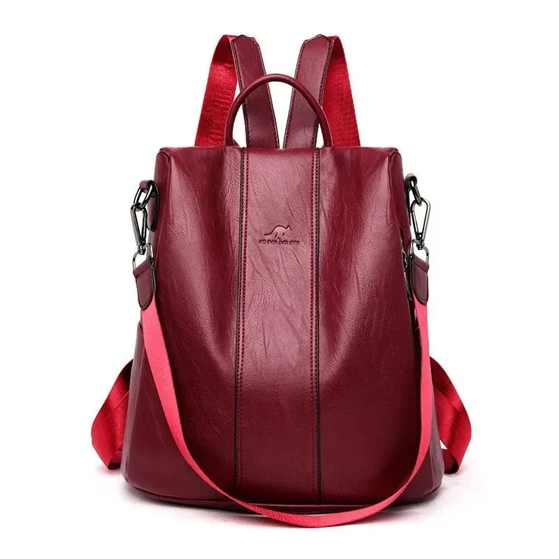 Camila Convertible Faux Leather Backpack