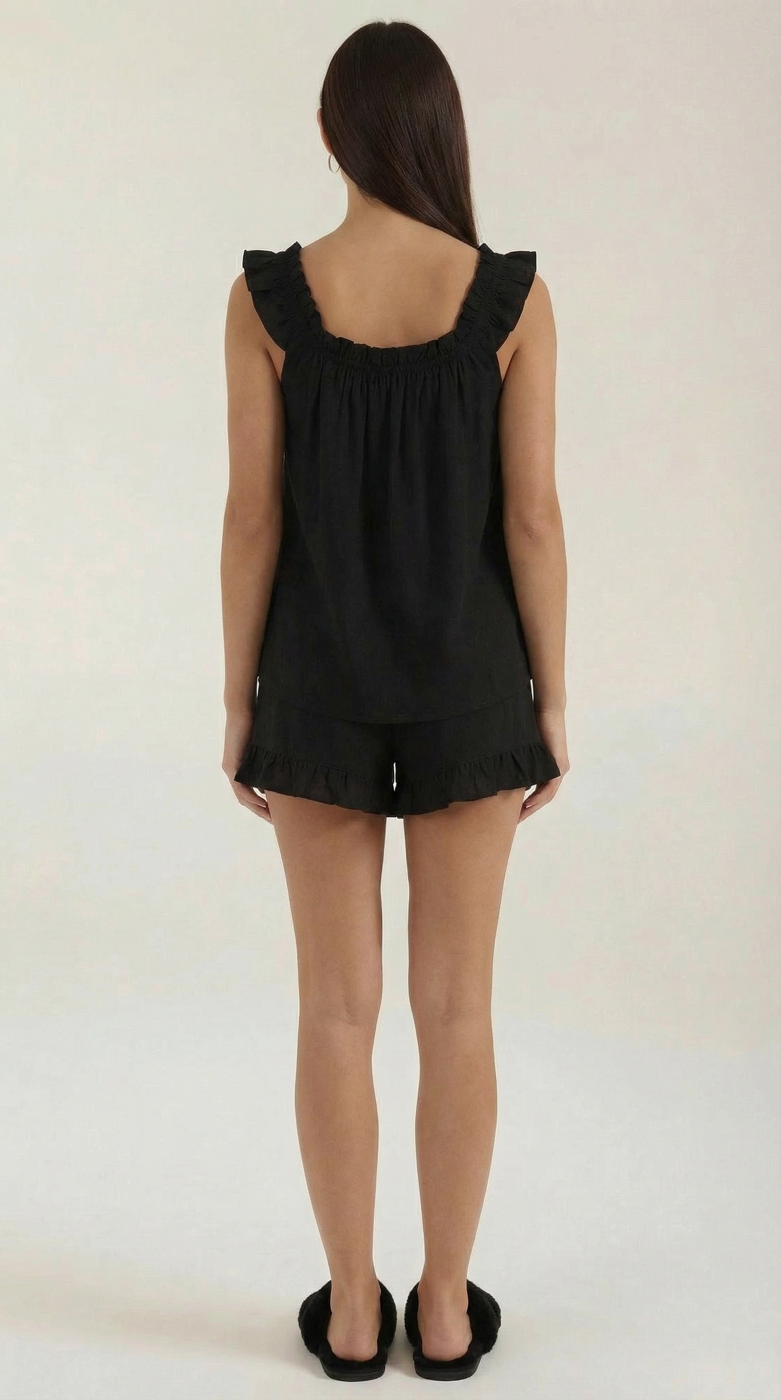 Helen Ruffled Cotton Set