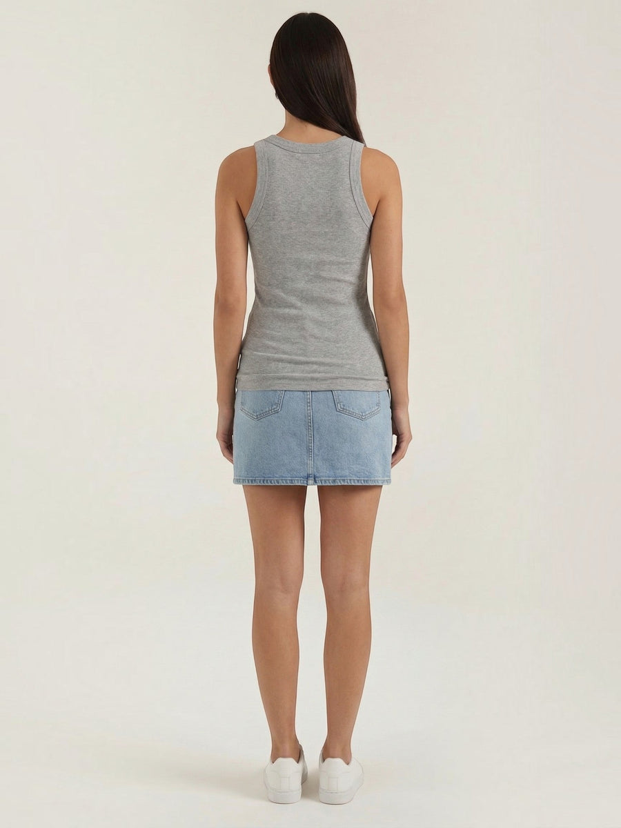 Evangeline Ribbed Racerback Tank Top