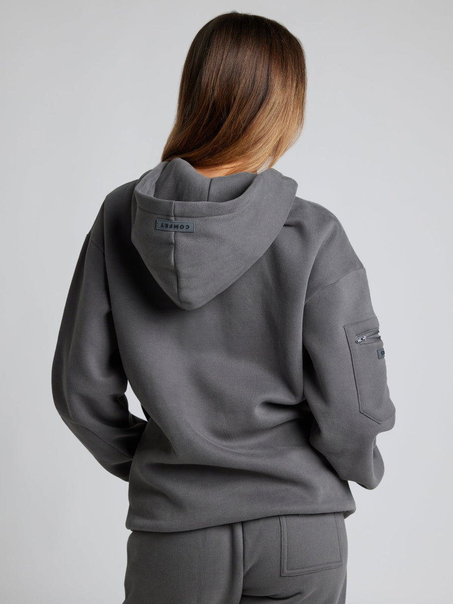 Wiebke Airplane Mode Travel Hoodie with Eye Mask