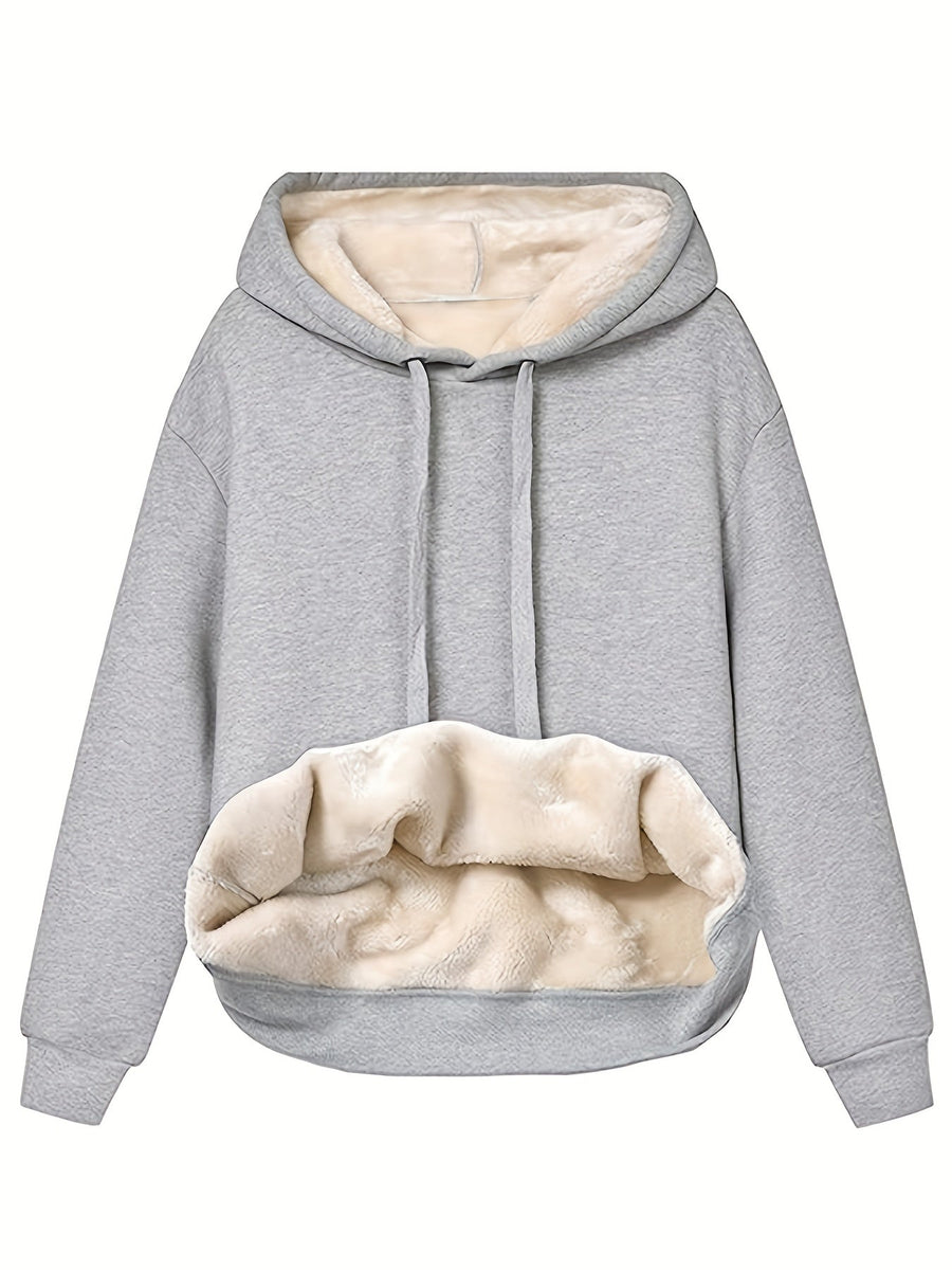 Mia Sherpa Lined Fleece Hoodie