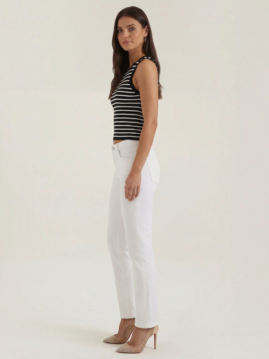 Heloise Striped Knit Crop Top