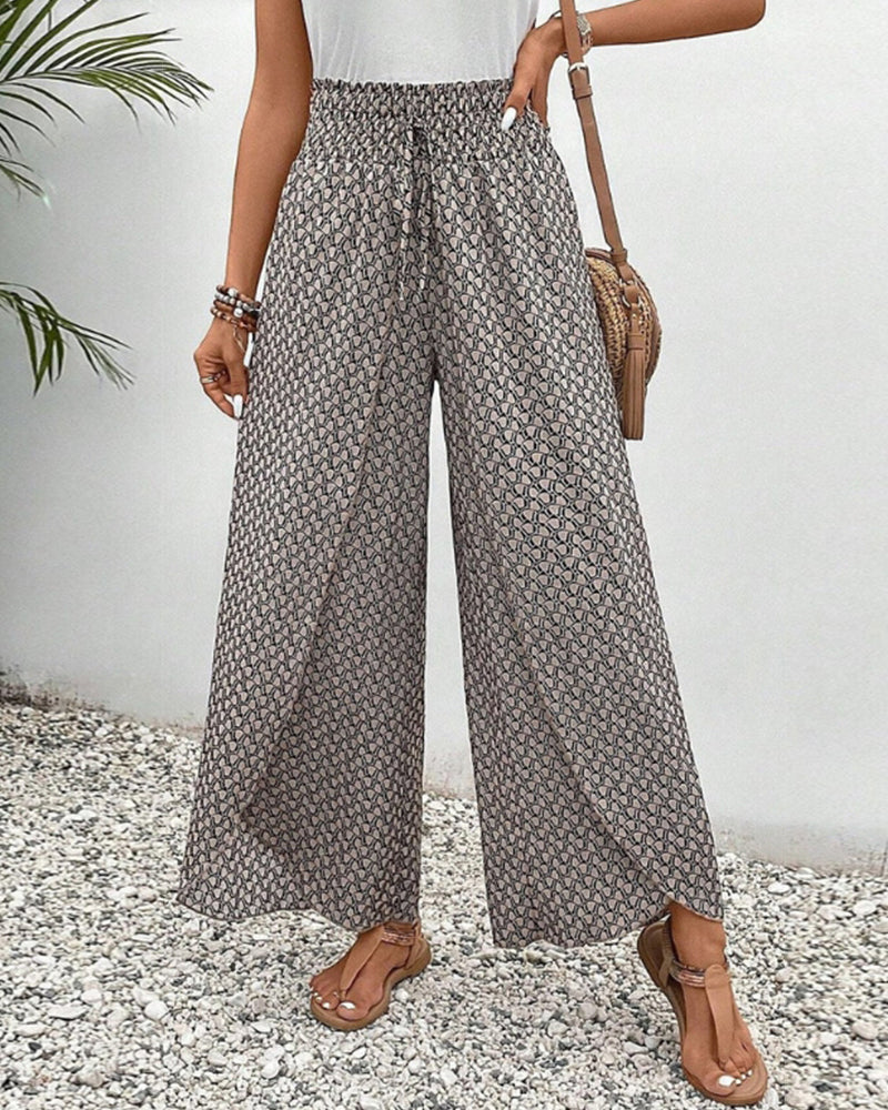 Ravenna Geometric Print Relaxed Pants
