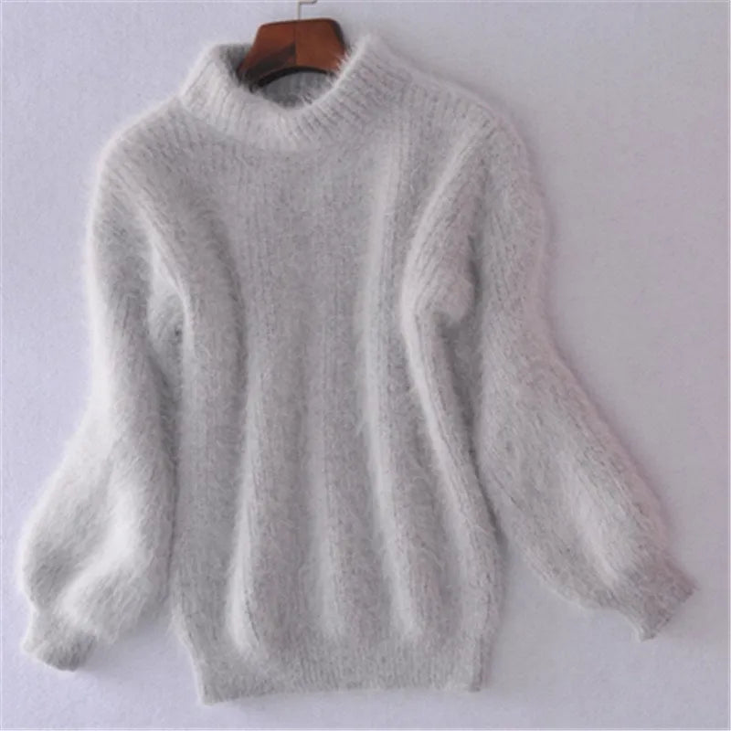 Savia Fluffy Oversized Balloon Sleeve Sweater