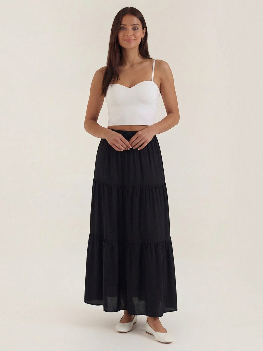 Guinevere Sweetheart Neck Crop Top