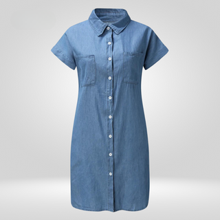 Amelie - Denim Dress - Effortless Elegance