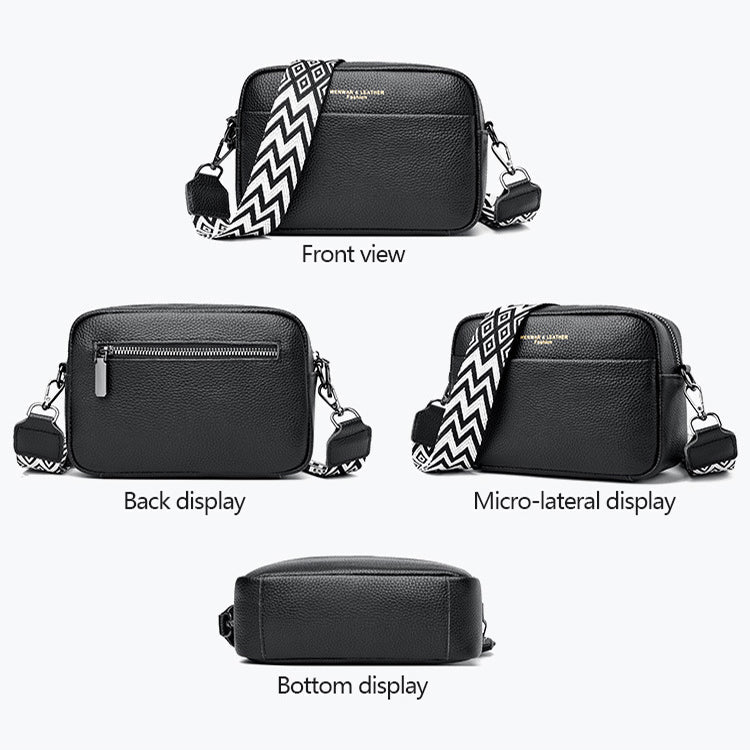 Ciara Small Crossbody Bag with Zigzag Strap