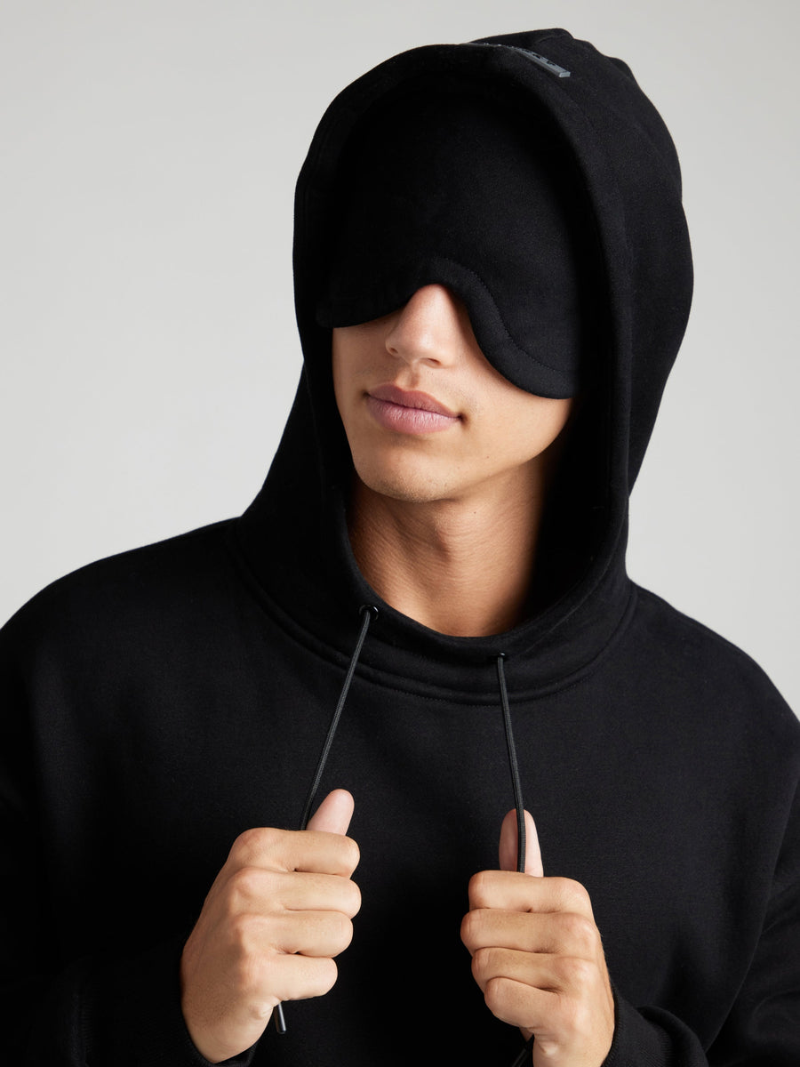 Wiebke Airplane Mode Travel Hoodie with Eye Mask