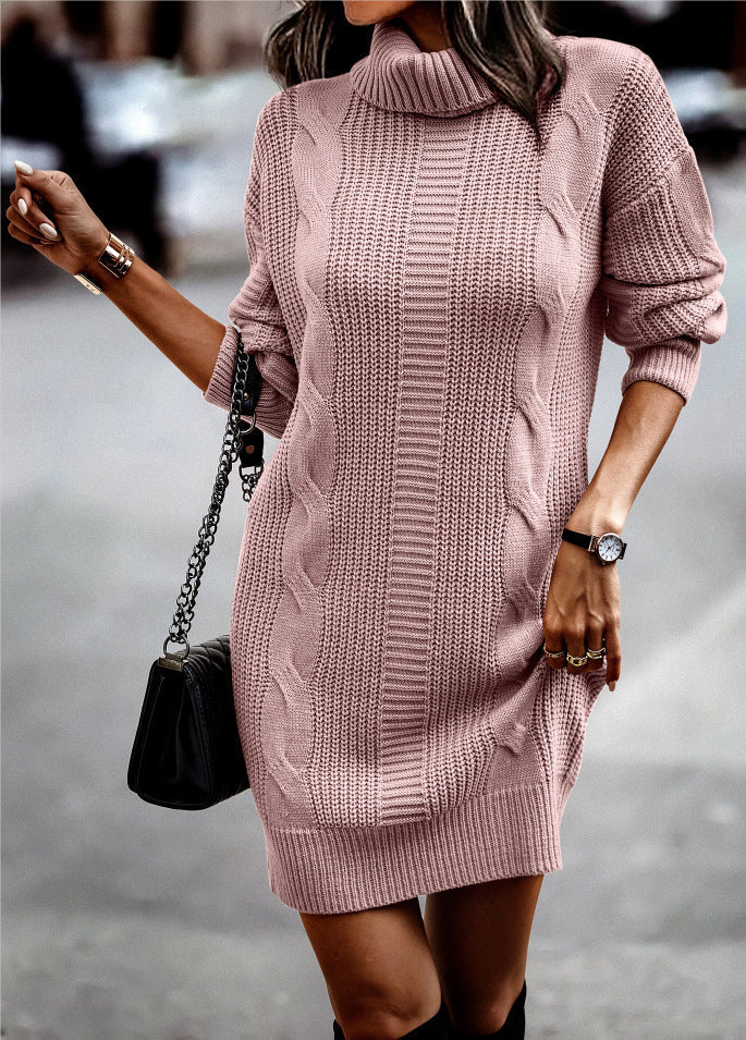 Larkin Turtleneck Knit Dress